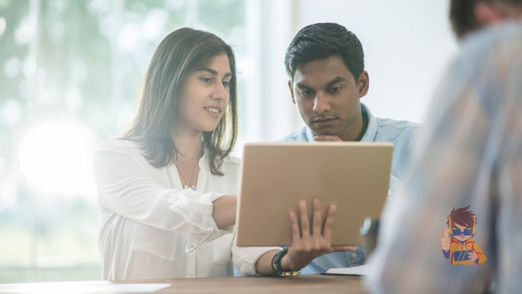 Business owner analyzing customer reviews