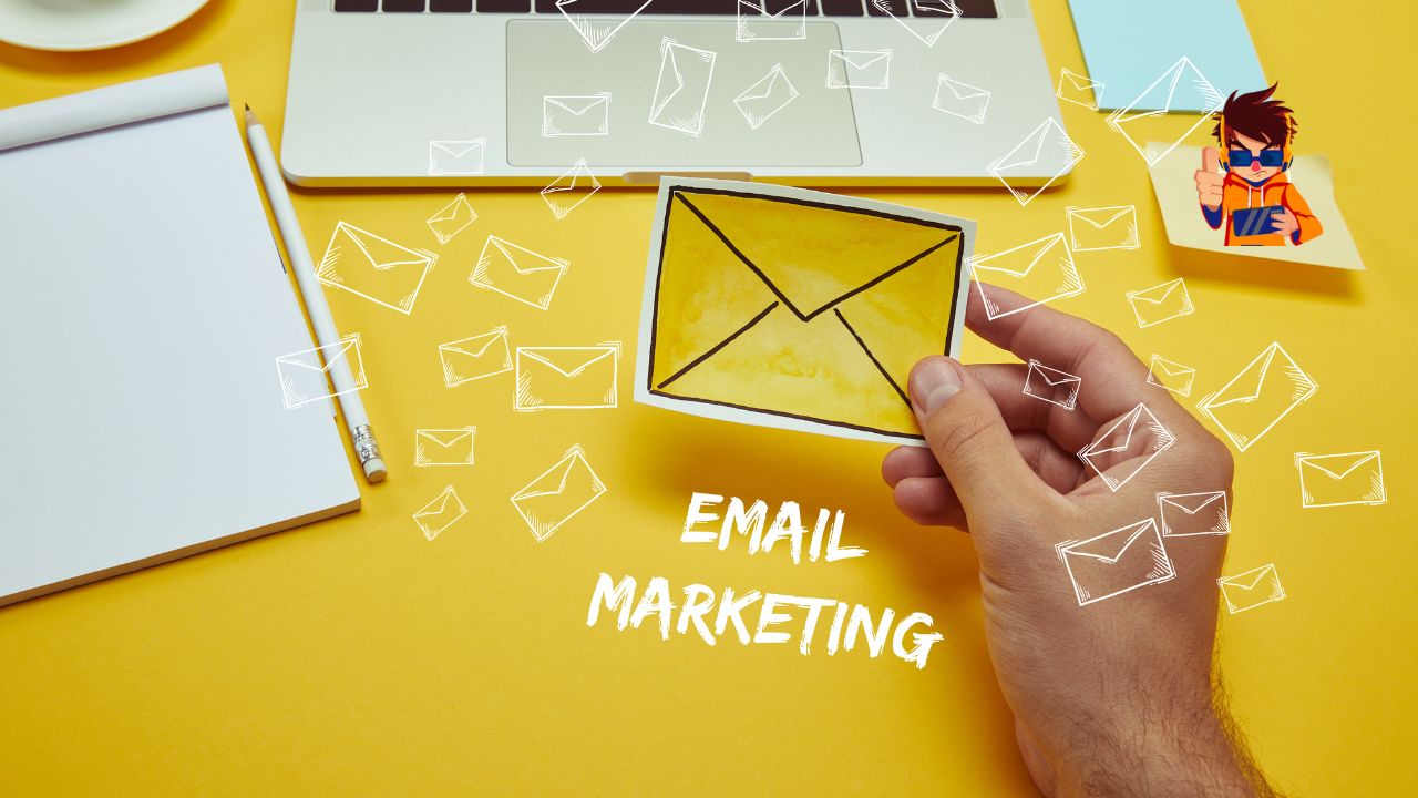 Email Marketing Mastery Strategies to Skyrocket Your Open Rates Email marketing concept showing increasing open rates with a graph and engaging email content.